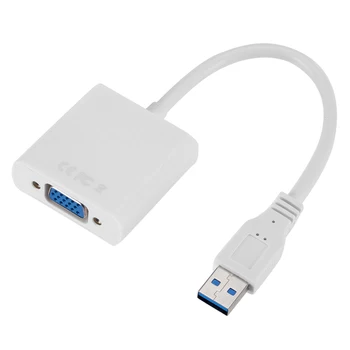 USB 3.0 la VGA Afișare Video Converter pentru Windows 7/8/8.1 Multi-Display Cablu HD Conector de Extensie Adaptor 1