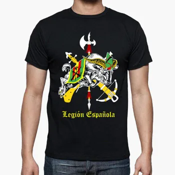 Cabra Emblema Legiunii Spaniole Legiunea Străină T-Shirt. Vara Bumbac O-Gat Maneci Scurte Barbati Tricou New Supradimensionate Streetwear 1