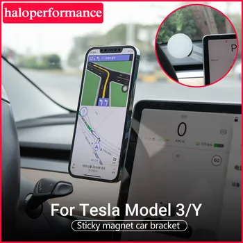 Suport auto Telefon Mobil Titularul Leagănul Stabil Pentru Tesla Model 3 Accesorii model 3 Tesla Model Y Pentru Iphone 12 12pro 13 13pro 1