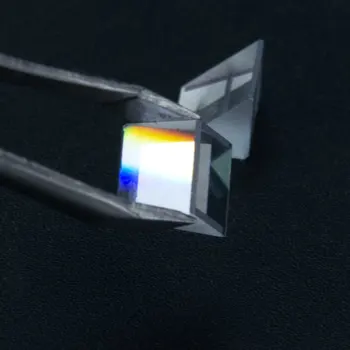 20BUC 5mm Fabrica Defecte Optice din Sticlă Mini Prismă în Unghi Drept Optica Experiment Instrument Curcubeu de Cercetare Prisma Triunghiulară 1