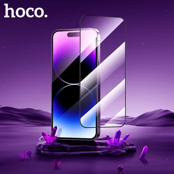 HOCO Tempered Glass pentru iPhone 14 Pro Max Ecran Protector pentru iPhone 14 Plus/Pro 13/13 Pro Max 3D Complet Capacul de Protecție de Sticlă 1