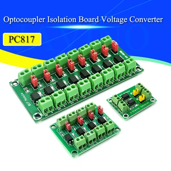 PC817 2 4 8 Canale Optocuplor Izolare Bord Convertor de Tensiune Modul Adaptor 3.6-30V Driver Fotoelectric Izolate Module 1