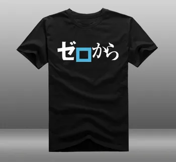 Noi Re Zero kara Hajimeru Isekai Seikatsu t-shirt pentru Bărbați tricou pentru Bărbați t-shirt bumbac Vrac Scurt-maneca topuri Tricouri 1