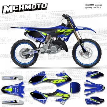 MCHMFG Echipa de Motociclete Grafic Decal & Autocolant Kit Pentru YAMAHA 2022 YZ125 250 de Autocolante 1
