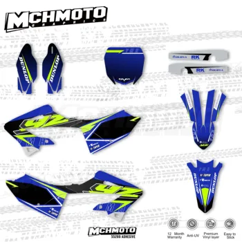 MCHMFG Echipa de Motociclete Grafic Decal & Autocolant Kit Pentru YAMAHA 2022 YZ125 250 de Autocolante 2