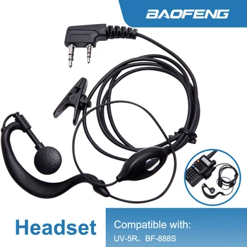 Baofeng Original 3.5 mm K-Plug cu Fir Walkie Talkie Căști Tub Receptorul pentru Două Fel de Radio UV-5R BF-888S Earwea 1