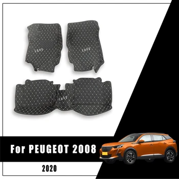 Auto Covorase Pentru Peugeot 2008 2020 2021 Auto Interioare Accesorii Pad Pedale Piese Impermeabil Proteja Personalizate Acoperă 1