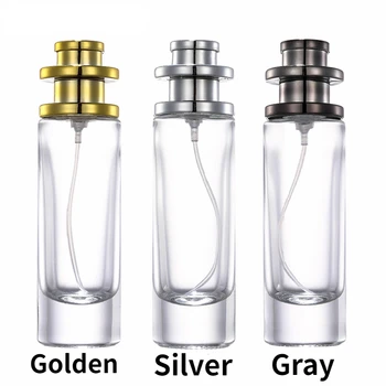 5PCS 30ml de Călătorie Portabil Rotund de Sticlă de Parfum Spray Sticla de Presă High-end Reîncărcabile Recipiente Cosmetice Gratuit de Ambalare Instrumente 1