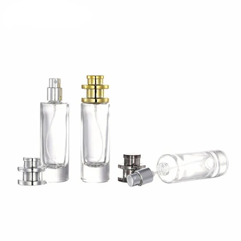 5PCS 30ml de Călătorie Portabil Rotund de Sticlă de Parfum Spray Sticla de Presă High-end Reîncărcabile Recipiente Cosmetice Gratuit de Ambalare Instrumente 2