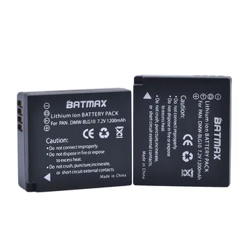 Batmax 4BUC DMW-BLG10 DMW BLE9 DMWBLG10 Baterie+LCD Dual USB Incarcator pentru Panasonic BLG10E BLG10GK BLG10 DMC-GF6 DMC-GX7 GF6 GX7 2