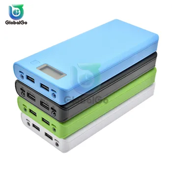 5V Dual USB 8*18650 Power Bank Baterie Cutie Încărcător de Telefon Mobil DIY Shell Caz Pentru telefon 5V 2.1 A/5V 1A USB Suport Baterie de Caz 2