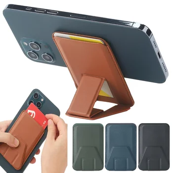 Premium Magnetic din Piele Carte de Portofel Geanta Suport pentru Magsafe IPhone 13 14 Pro Max Mini Înapoi Caz Card Slot Ori Stand Accesorii 2