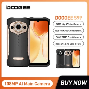 DOOGEE S99 Telefon Robust 8GB+128GB Octa Core 64MP Camera Viziune de Noapte 6.3