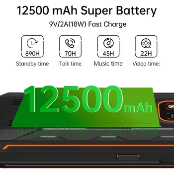 Oukitel 12500mAh Bateriei Smartphone 4G 32G RAM ROM 5.93 Inch Telefonul Mobil Android 13MP Quad Core Accidentat telefon Mobil 2