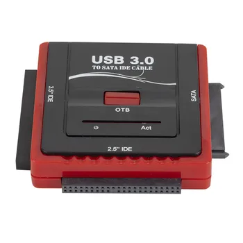 USB 3.0 La SATA/IDE Adaptor Hard Disk adaptor Universal pentru 2.5/3.5 HDD/SSD, USB3.0 la IDE / SATA adaptor Hard Disk Adaptor 1