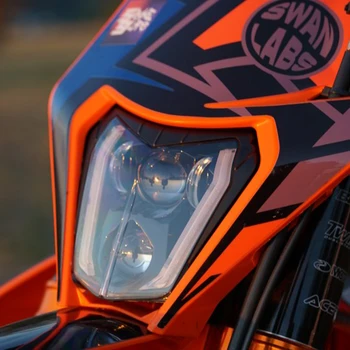 Motocicleta Faruri LED Motocross Far E24 DRL Lumini LED pentru KTM EXC SX SXF SXS XC XCF XCW XCFW Enduro Dirt Bike Motocicleta 2