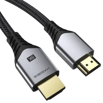 Hagibis compatibil HDMI 2.1 Cablu 8K/60Hz 4K/120Hz 48Gbps Digitale de Mare Viteza Cabluri de 144Hz, pentru Hdtv PS4 Comutator XBox Proiectoare 2